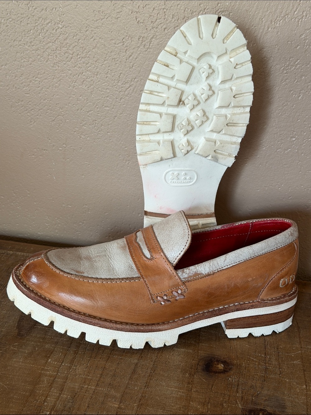 Bed Stu Reina III Tan Rustic NectarLux Leather Loafers - Picture 15 of 15